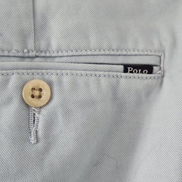 POLO RALPH LAUREN | Slim Fit Chino Pants Blue Sz 32/32 - Picture 4 of 6